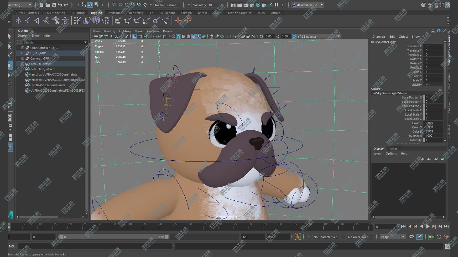 images/goods_img/202105073/3D Cute Pup Boxer RIG - Game Ready/3.jpg